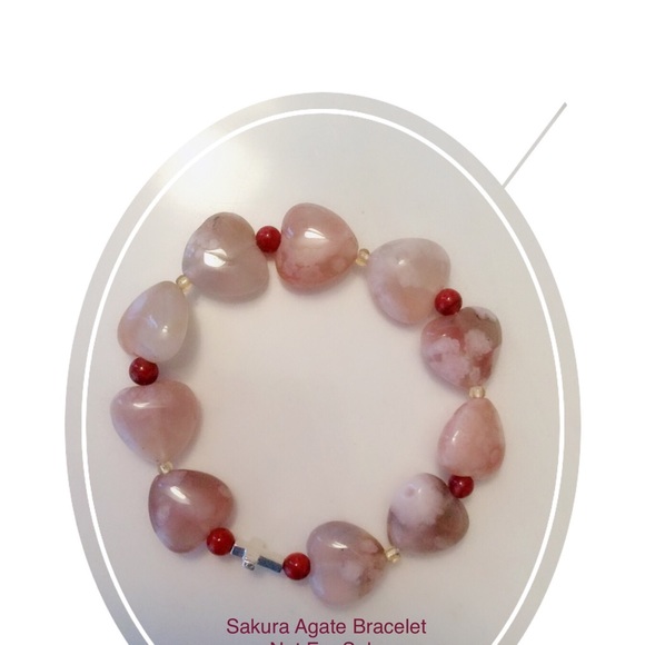 Jewelry - Sakura Agate Bracket